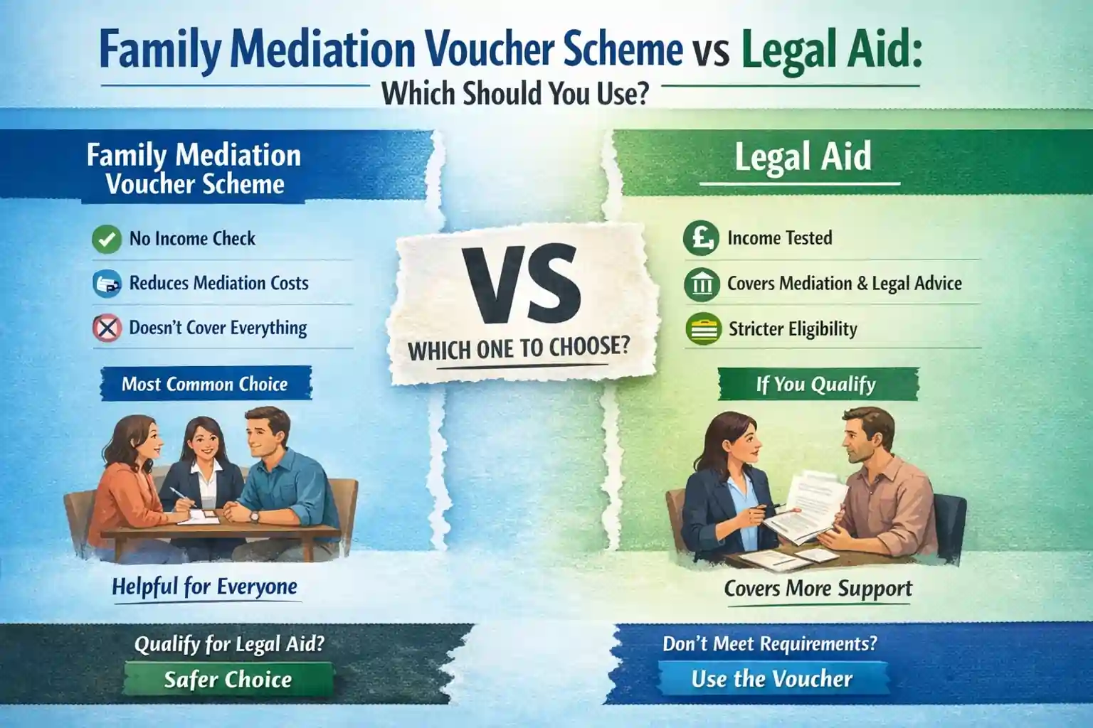 Family Mediation Voucher Scheme vs Legal Aid: Which Should You Use East Sussex?