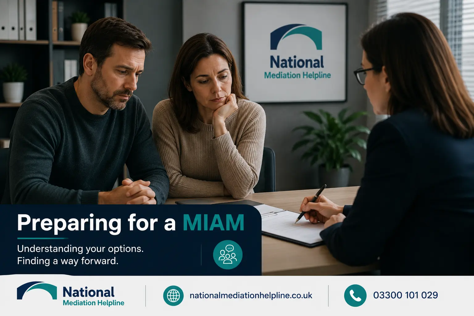 How to prepare for a miam in East Sussex Preparing for a MIAM. An image explaining how to prepare yourself emotionally and rationally for the first miam appointment 