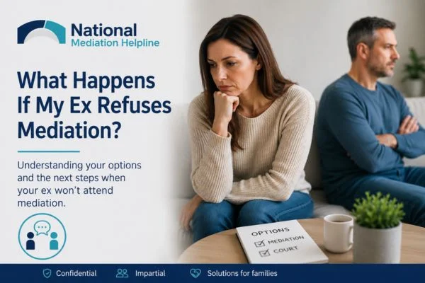 what if my ex refuses mediation East Sussex?